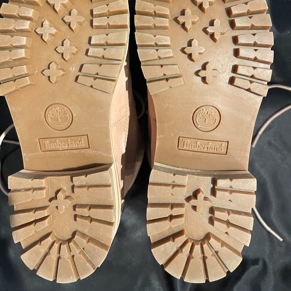 Timberland boot natural like beige size 9 like new - Picture 4 of 9
